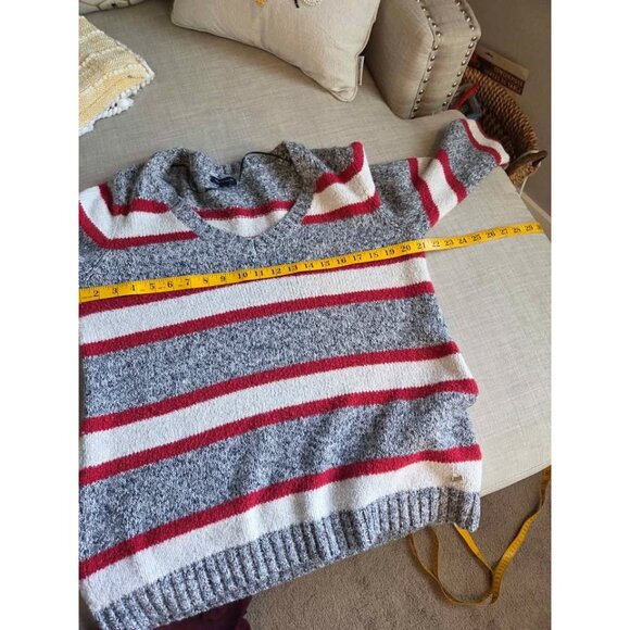 Women's chunky V neck sweater large - Picture 7 of 10